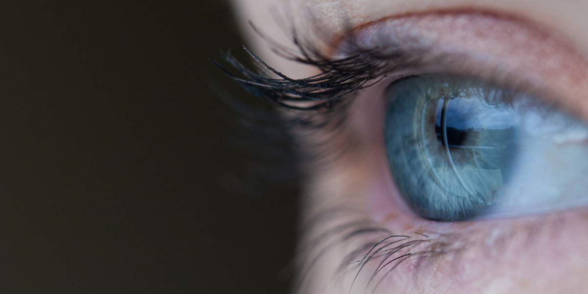 Close-up image of an eye.